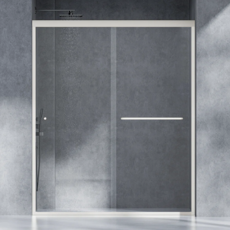 Semi Frameless In-line sliding Doors - On Sale!