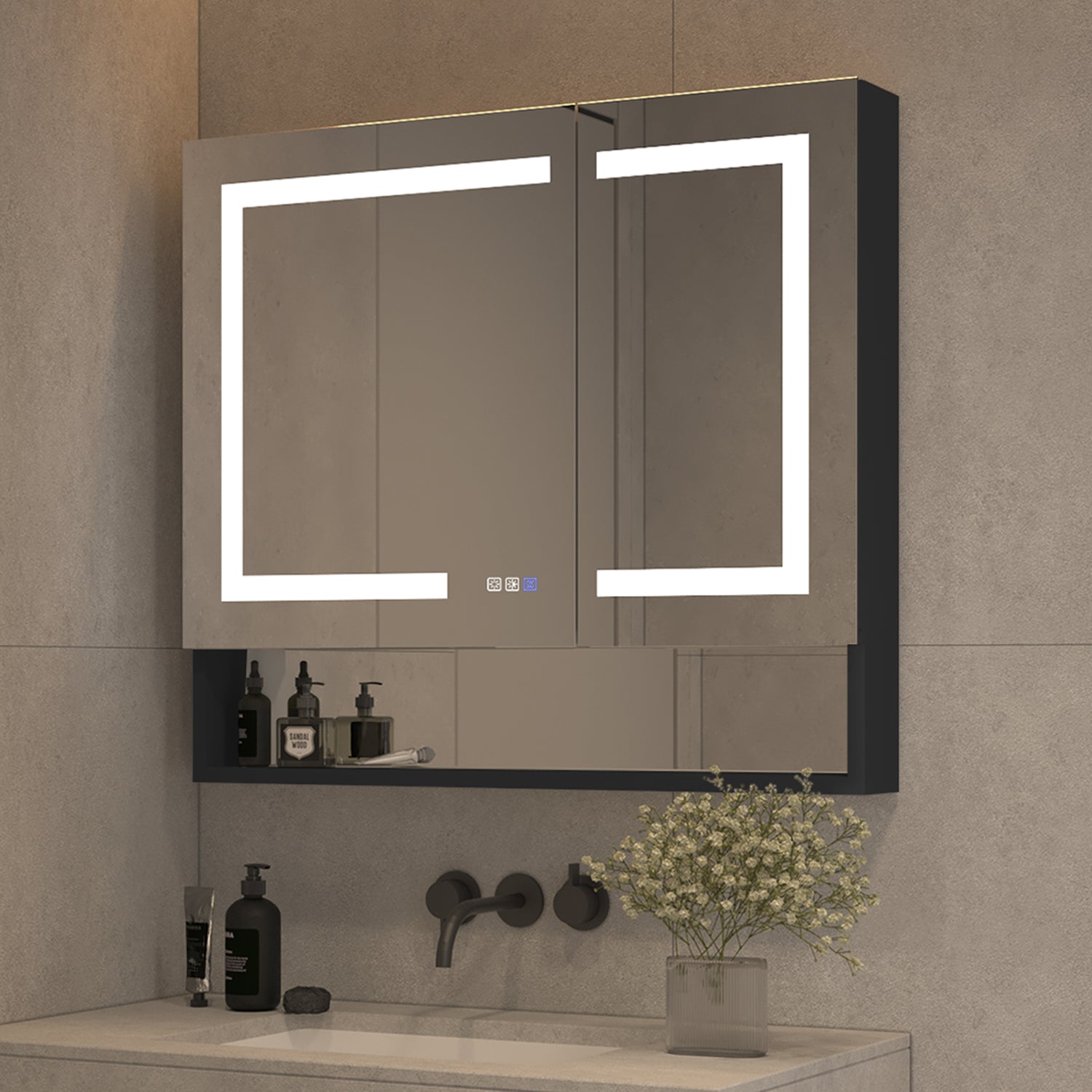 Medicine Cabinets with LED Mirrors