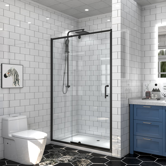 Diamond Shield Hinged Shower Door