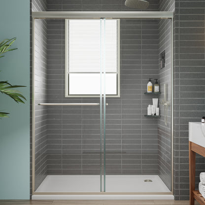 Diamond Shield Semi Frameless Sliding Shower Doors